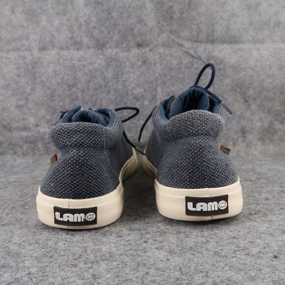 Lamo Shoes Womens 11 Casual Sneaker Chukka Lifestyle Canvas Grey Moc Toe 2 Eye - Picture 5 of 13